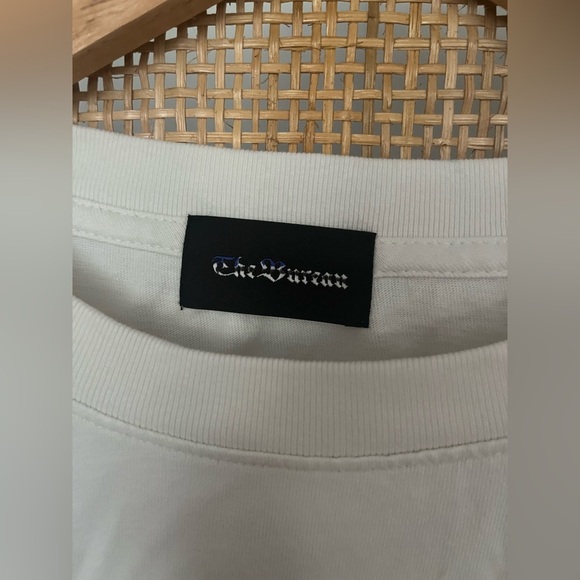 Free People The Bureau Hibiscus Oversized Tee Blue - Picture 7 of 9